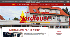 Desktop Screenshot of nordfeuer.de