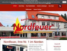 Tablet Screenshot of nordfeuer.de